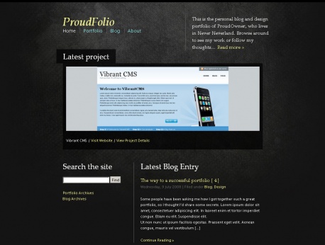 proudfolio-wordpress-theme