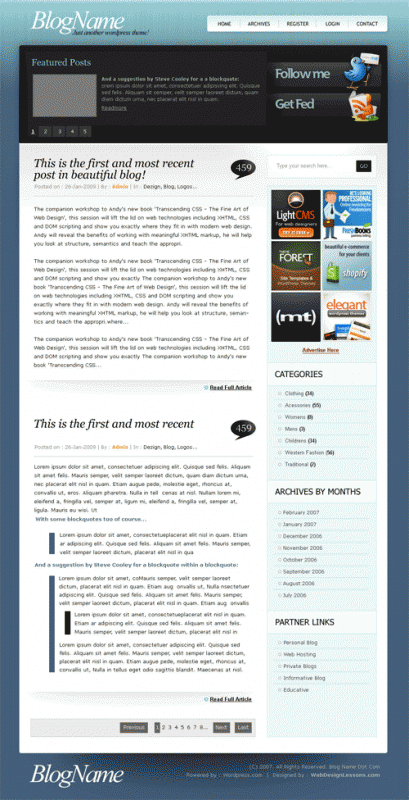 tweetmeblue-wordpress-theme