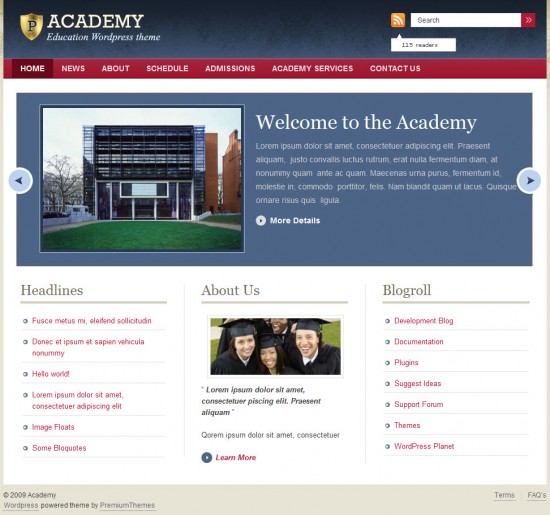 academy-wordpress-theme