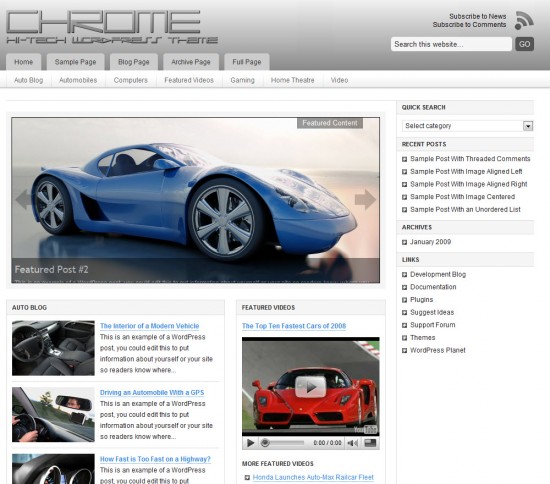 chrome-wordpress-theme