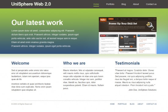 unisphere-web-wordpress-theme