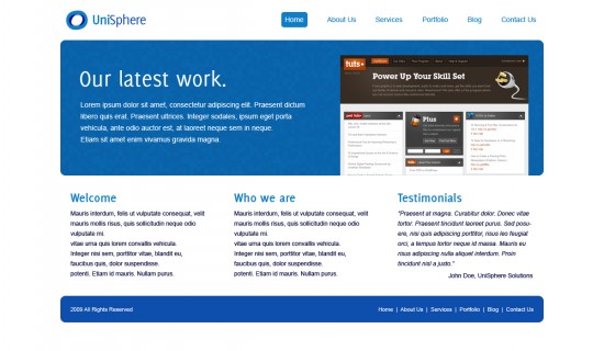 unisphere-wordpress-theme