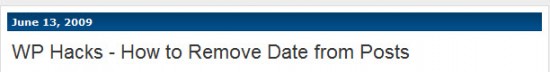wordpress-date-remove