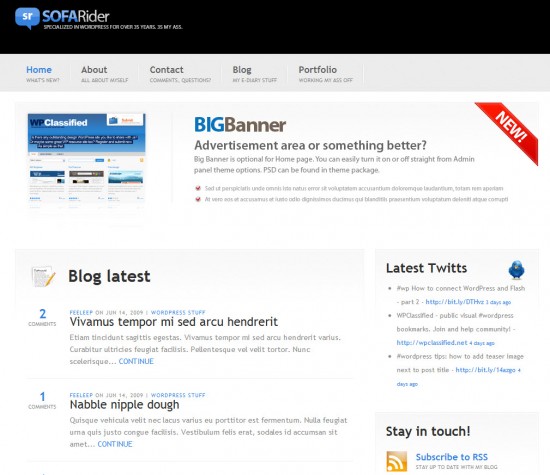 sofarider-wordpress-theme